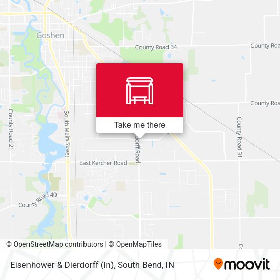 Eisenhower & Dierdorff (In) map