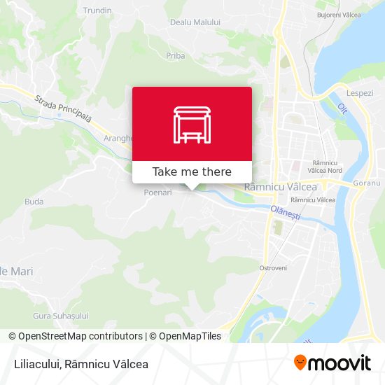 Liliacului map