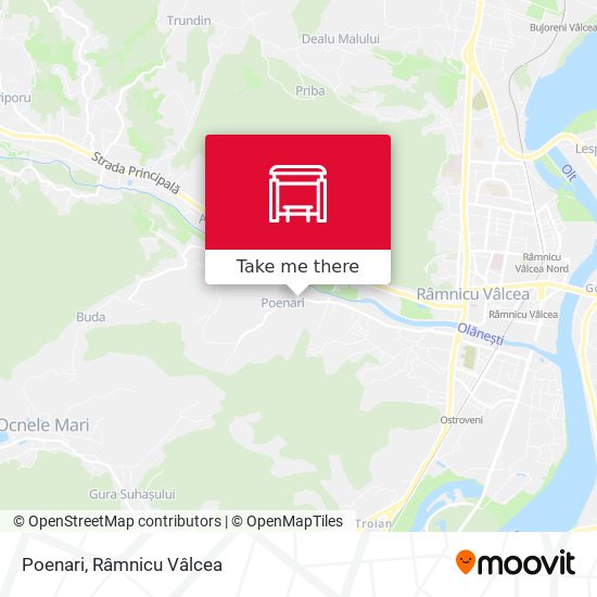 Poenari map