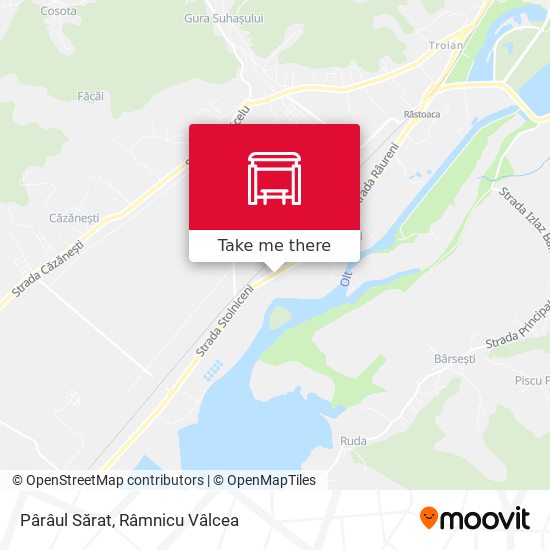 Pârâul Sărat map