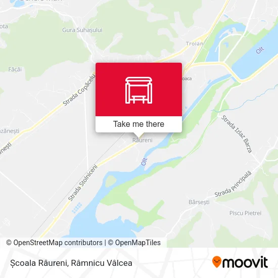 Școala Râureni map