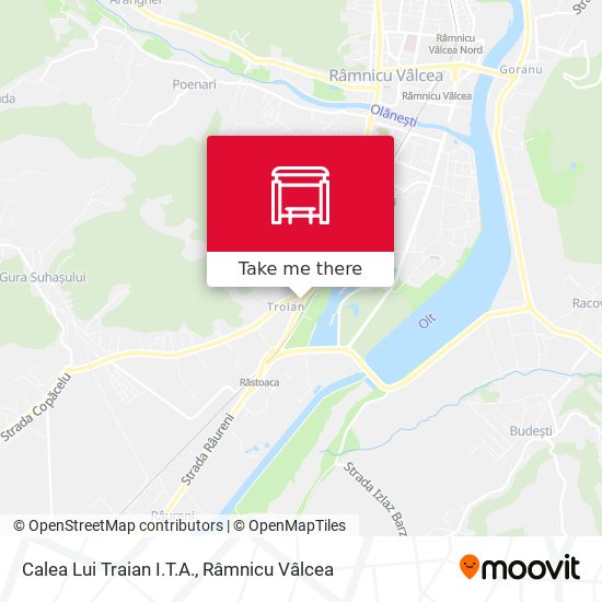 Calea Lui Traian I.T.A. map