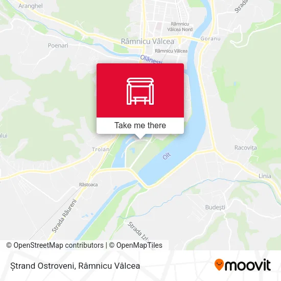 Ștrand Ostroveni map