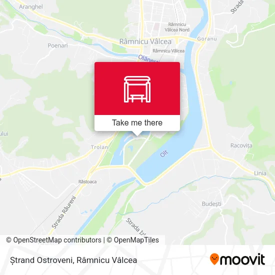 Ștrand Ostroveni map