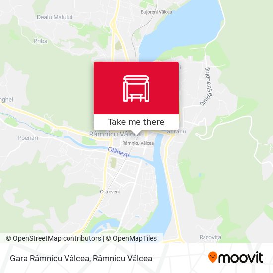 Gara Râmnicu Vâlcea map