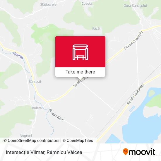 Intersecție Vilmar map