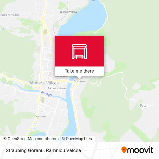 Straubing Goranu map