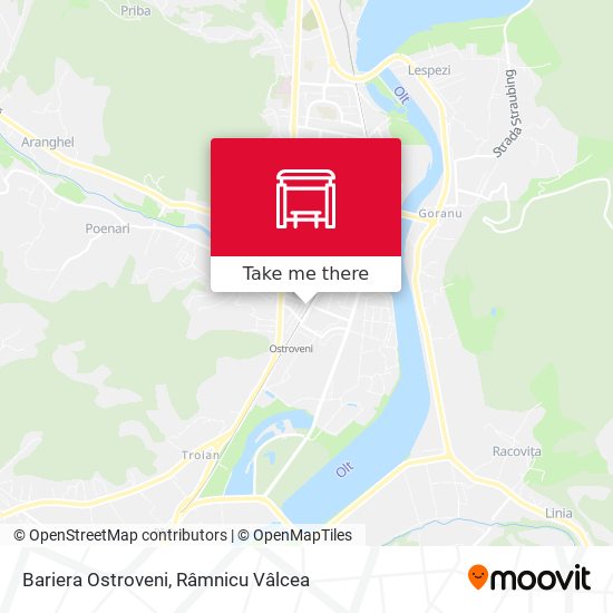 Bariera Ostroveni map