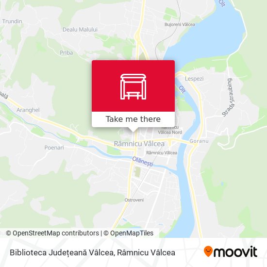 Biblioteca Județeană Vâlcea map