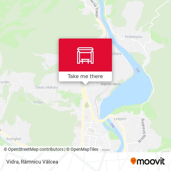 Vidra map