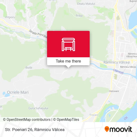 Str. Poenari 26 map