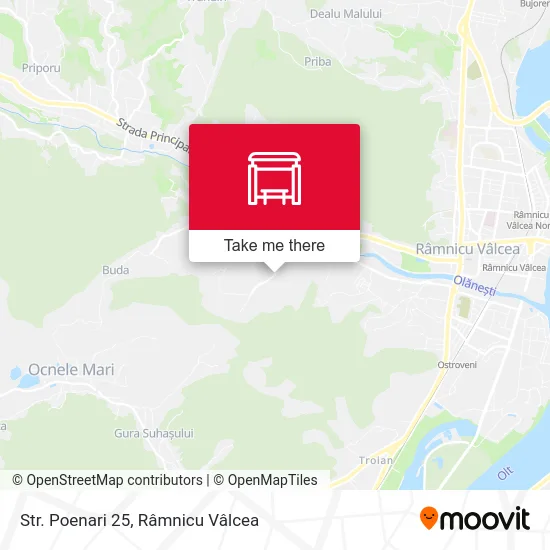 Str. Poenari 25 map