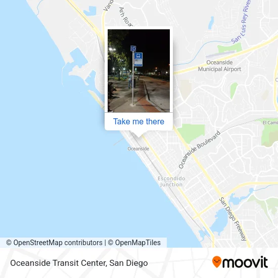 Mapa de Oceanside Transit Center