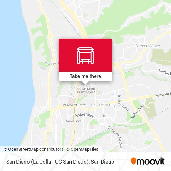 San Diego (La Jolla - UC San Diego) map