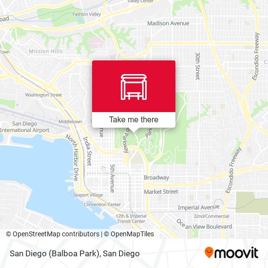 San Diego (Balboa Park) map