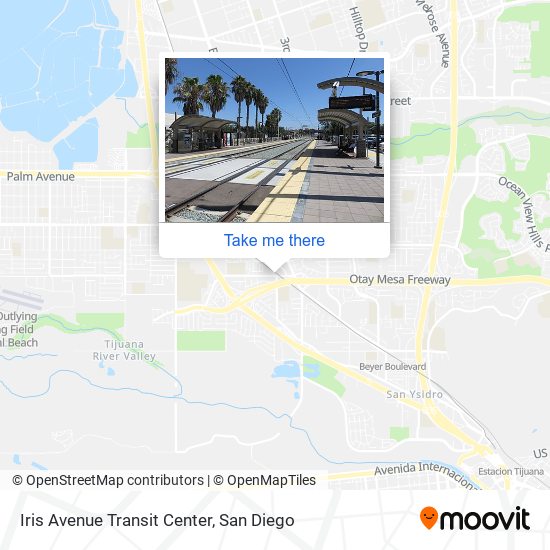 Mapa de Iris Avenue Transit Center