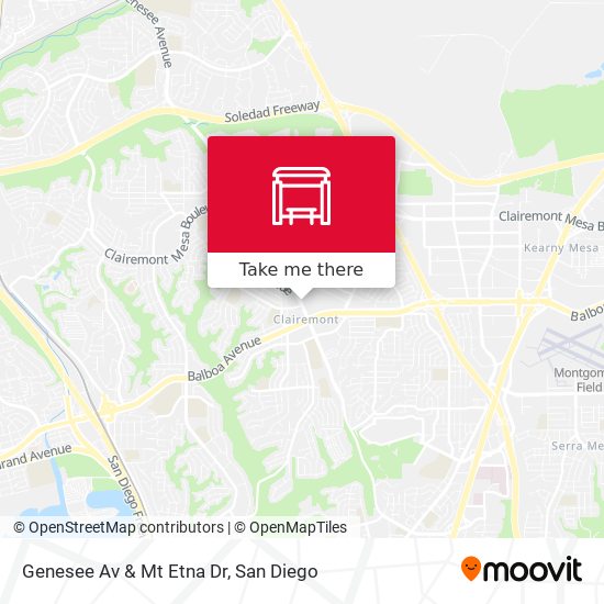 Mapa de Genesee Av & Mt Etna Dr