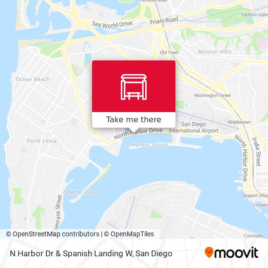 Mapa de N Harbor Dr & Spanish Landing W