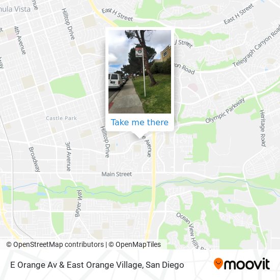 Mapa de E Orange Av & East Orange Village