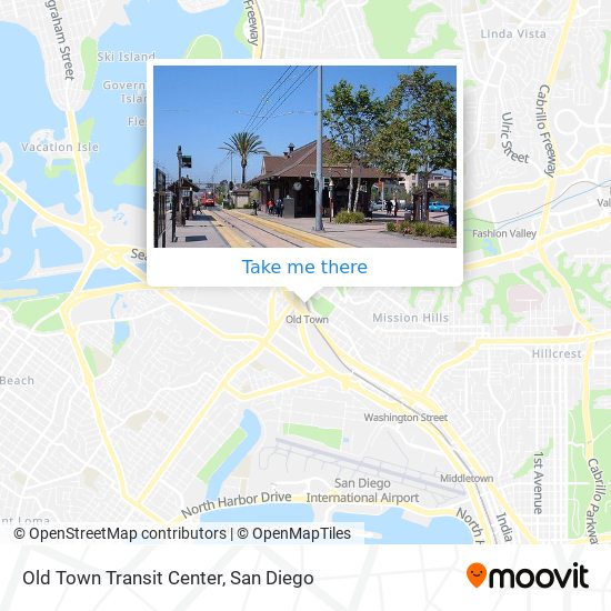 Mapa de Old Town Transit Center