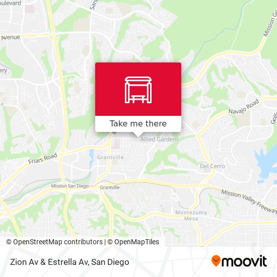 Mapa de Zion Av & Estrella Av