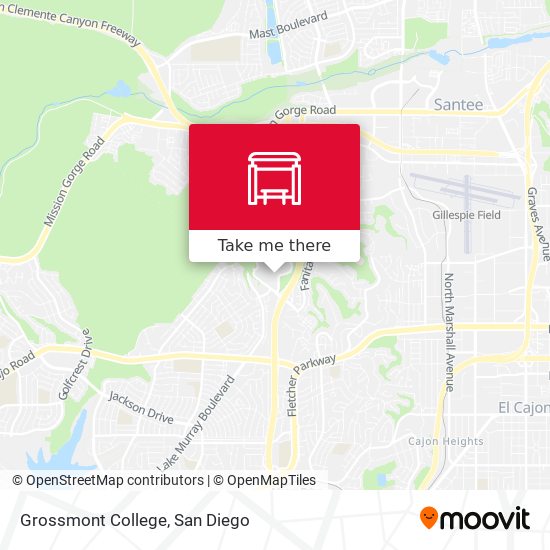 Mapa de Grossmont College