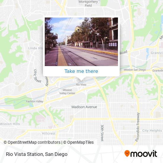 Rio Vista Station map