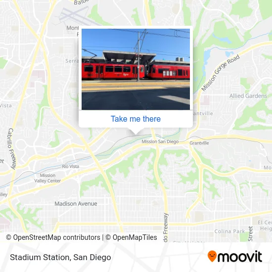 Stadium Station map