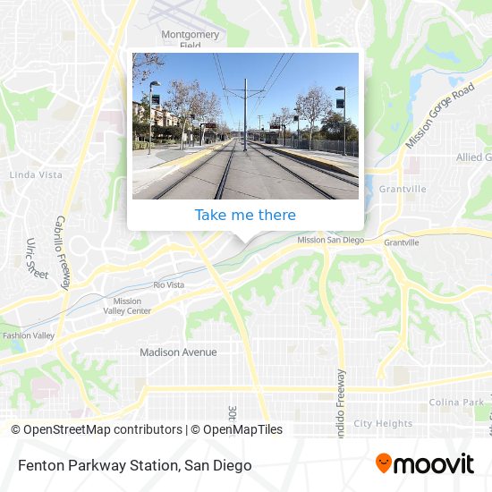Mapa de Fenton Parkway Station