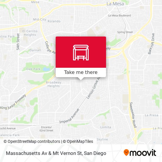 Massachusetts Av & Mt Vernon St map