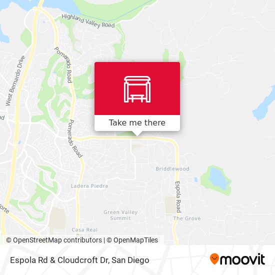 Espola Rd & Cloudcroft Dr map