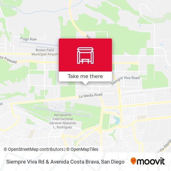 Siempre Viva Rd & Avenida Costa Brava map