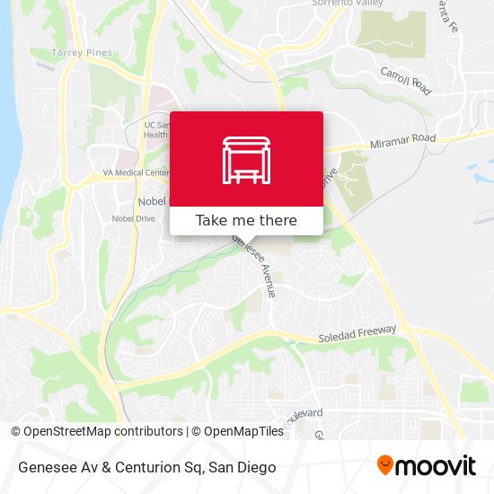Genesee Av & Centurion Sq map