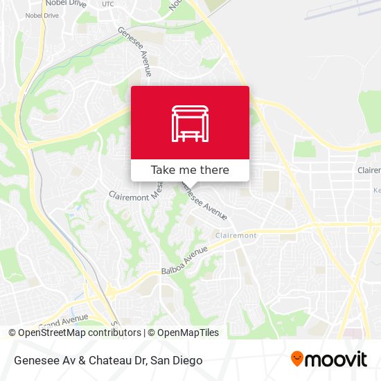Mapa de Genesee Av & Chateau Dr