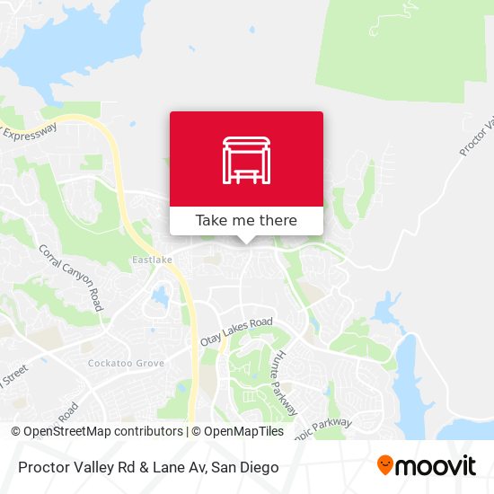 Mapa de Proctor Valley Rd & Lane Av