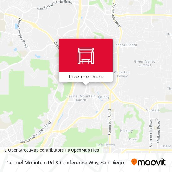 Mapa de Carmel Mountain Rd & Conference Way