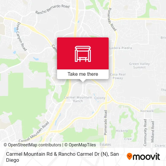 Carmel Mountain Rd & Rancho Carmel Dr (N) map