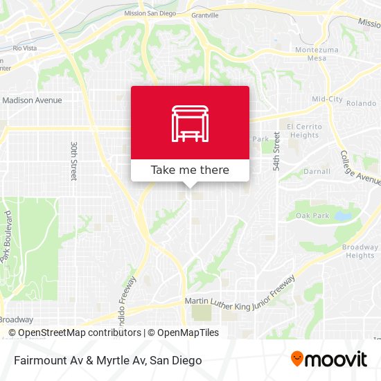 Mapa de Fairmount Av & Myrtle Av