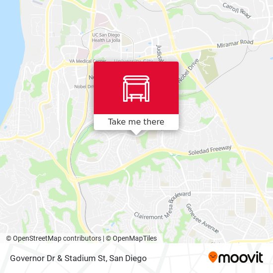 Governor Dr & Stadium St map