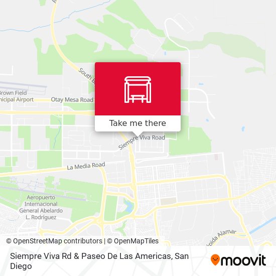 Siempre Viva Rd & Paseo De Las Americas map