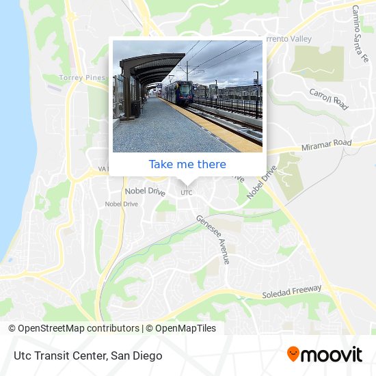 Directions To Utc Mall How To Get To Utc Transit Center In San Diego By Bus Or Cable Car?