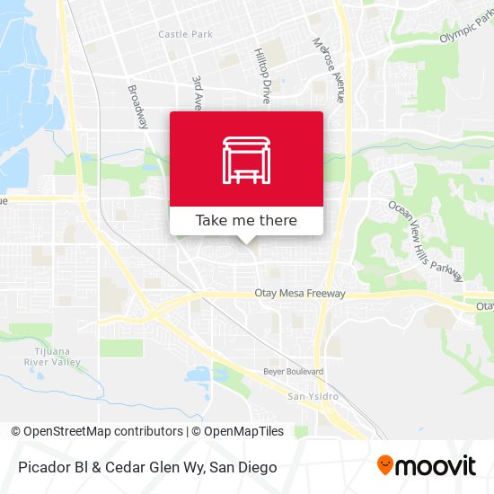 Mapa de Picador Bl & Cedar Glen Wy