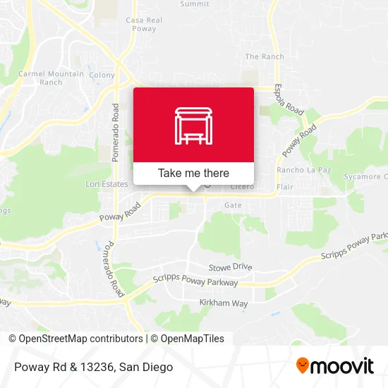 Mapa de Poway Rd & 13236
