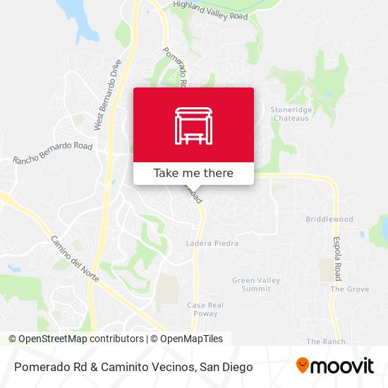 Mapa de Pomerado Rd & Caminito Vecinos
