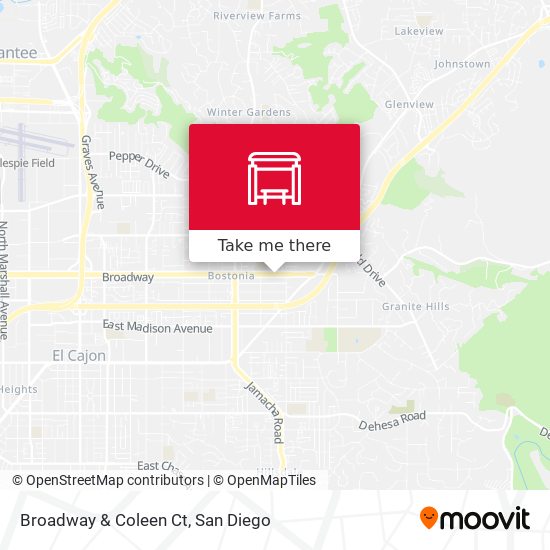 Mapa de Broadway & Coleen Ct