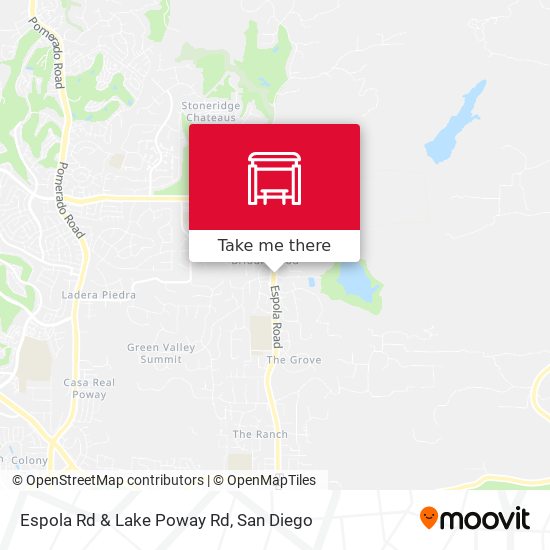 Espola Rd & Lake Poway Rd map