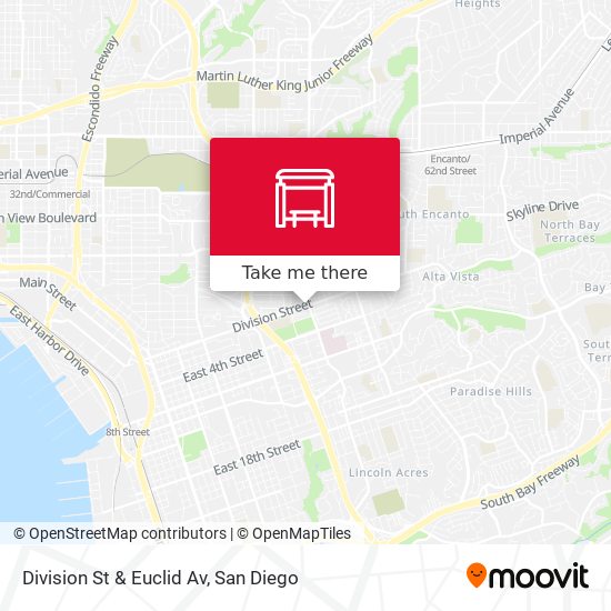 Division St & Euclid Av map