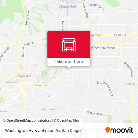 Washington Av & Johnson Av map