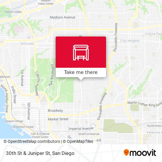 Mapa de 30th St & Juniper St