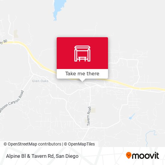 Mapa de Alpine Bl & Tavern Rd